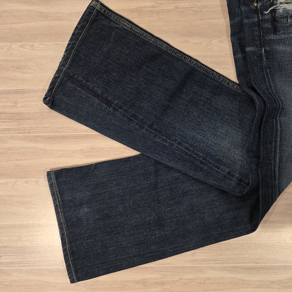 Taverniti So Jeans Courtney Womens Blue Size 28 Actual 30X32 Miltary Patch. - Picture 8 of 15